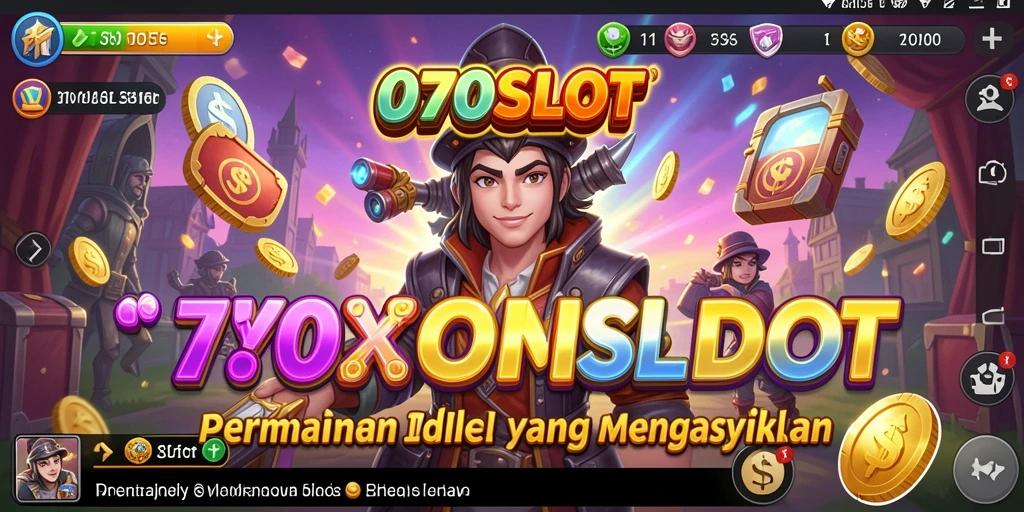 Tampilan gameplay menenangkan di 070SLOT dengan elemen Idle.