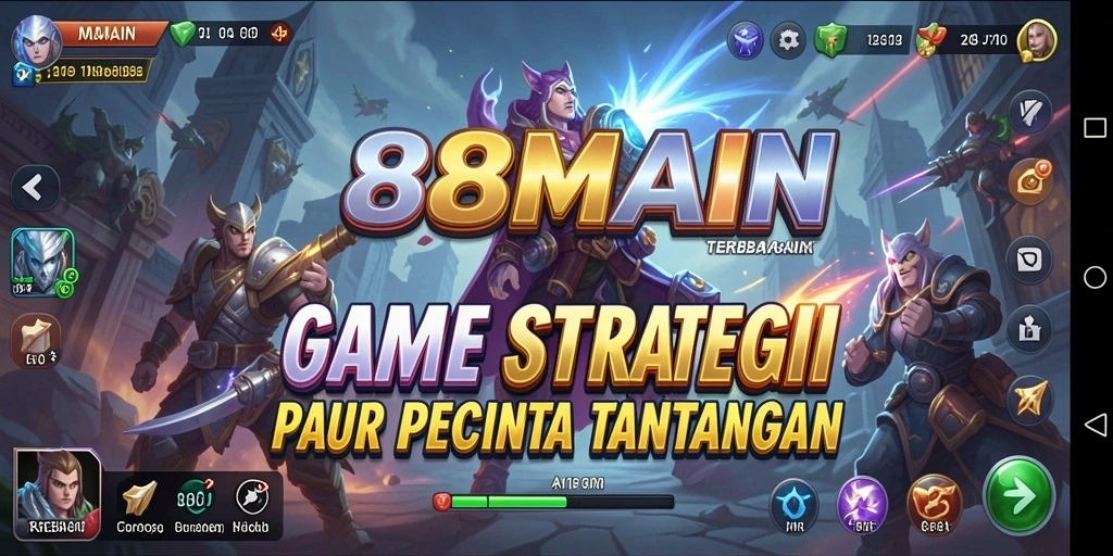 Tampilan gameplay Strategi yang memikat di 88MAIN.
