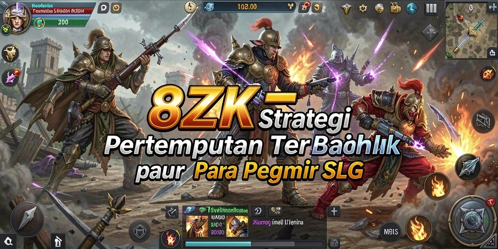 Tampilan menarik dari gameplay SLG di 8ZK.