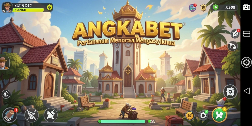 Gameplay seru dan strategi menara yang menantang di ANGKABET.