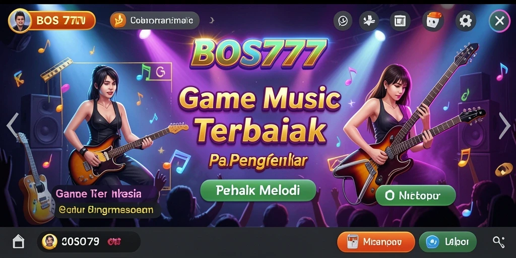 Tampilan menarik dari gameplay <strong>BOS777</strong> yang penuh dengan musik dan tantangan.