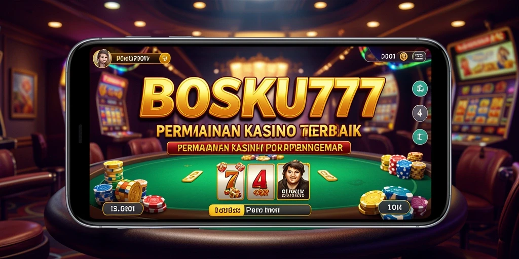Tampilan menarik gameplay Kasino di BOSKU777.