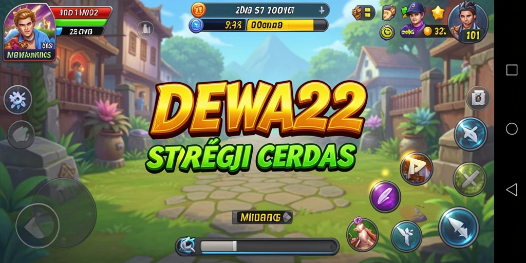 Tampilan gameplay DEWA22 yang menampilkan taktik strategis yang menarik.