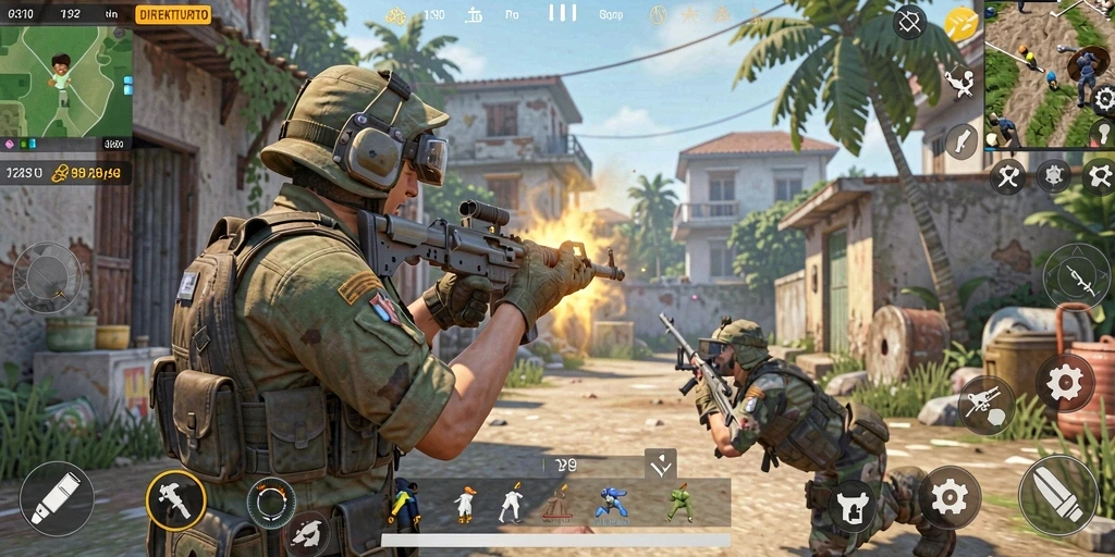 Gameplay seru dari DIREKTURTOTO dalam aksi TPS.