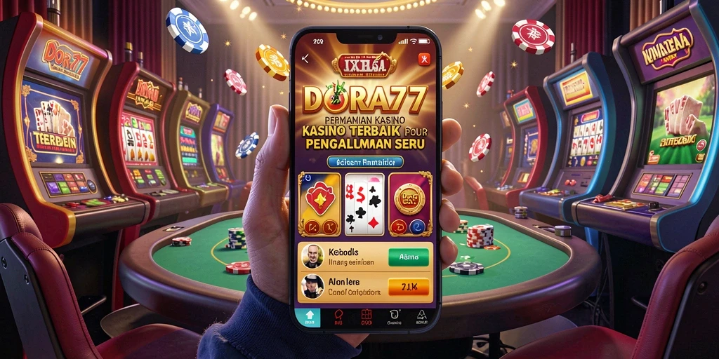 Tampilan gameplay menarik dari DORA77 dengan aksi Kasino seru.