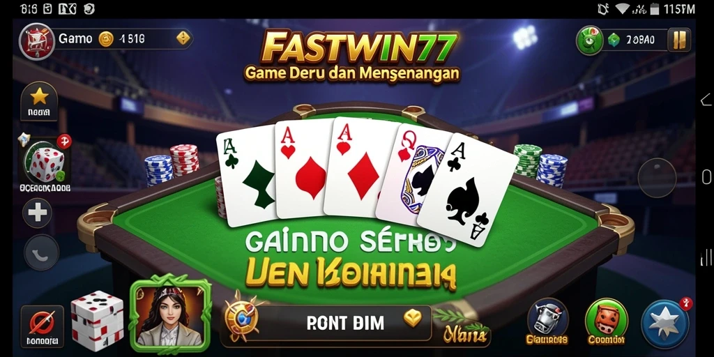 Tampilan gameplay seru dan interaktif dalam FASTWIN77.