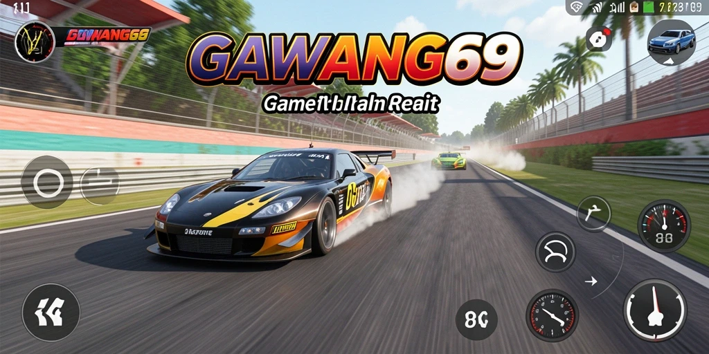 Tangkapan layar utama GAWANG69 menampilkan aksi balap yang mendebarkan.