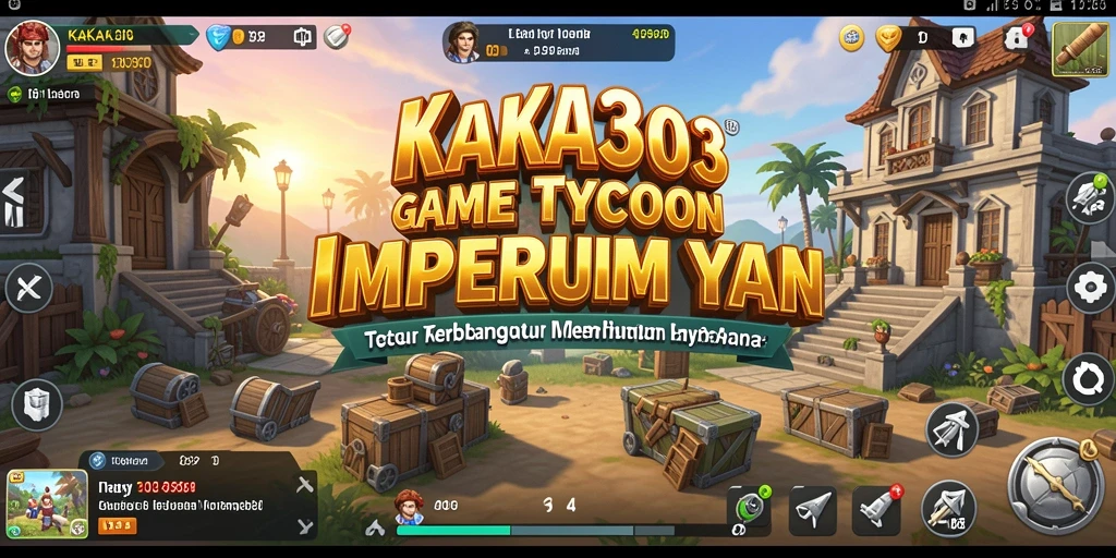 Screenshot KAKA303 menampilkan momen mendebarkan dalam pembangunan bisnis Tycoon.