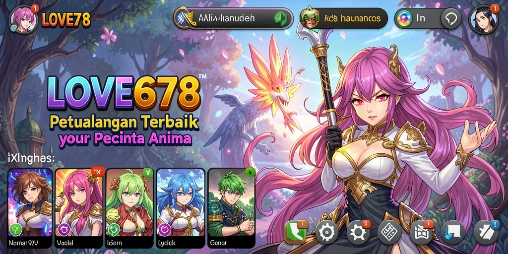 Tampilan screenshot LOVE678 yang menampilkan aksi seru dalam permainan Anime.