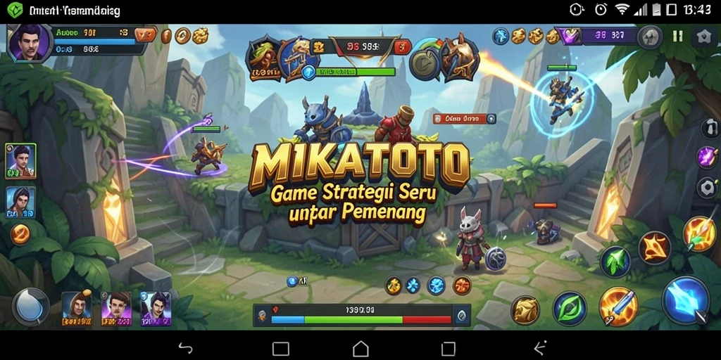 Tangkapan layar gameplay <strong>MIKATOTO</strong> dengan aksi strategi yang menegangkan.