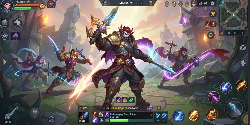 Tampilan menarik dari gameplay MLBB8 dengan aksi ARPG yang mendebarkan.