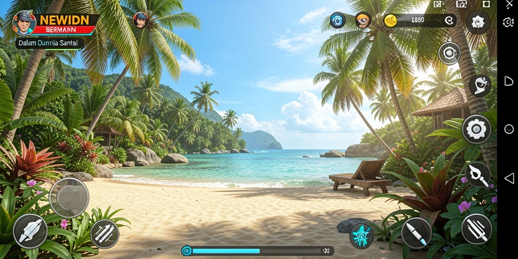 Tampilan penuh warna dari gameplay <strong>NEWIDN</strong> yang seru dan mudah diakses.