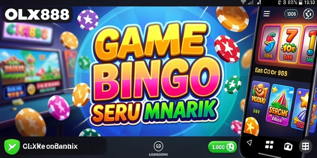 Tampilan gameplay seru di OLX888 dengan suasana Bingo yang menegangkan.