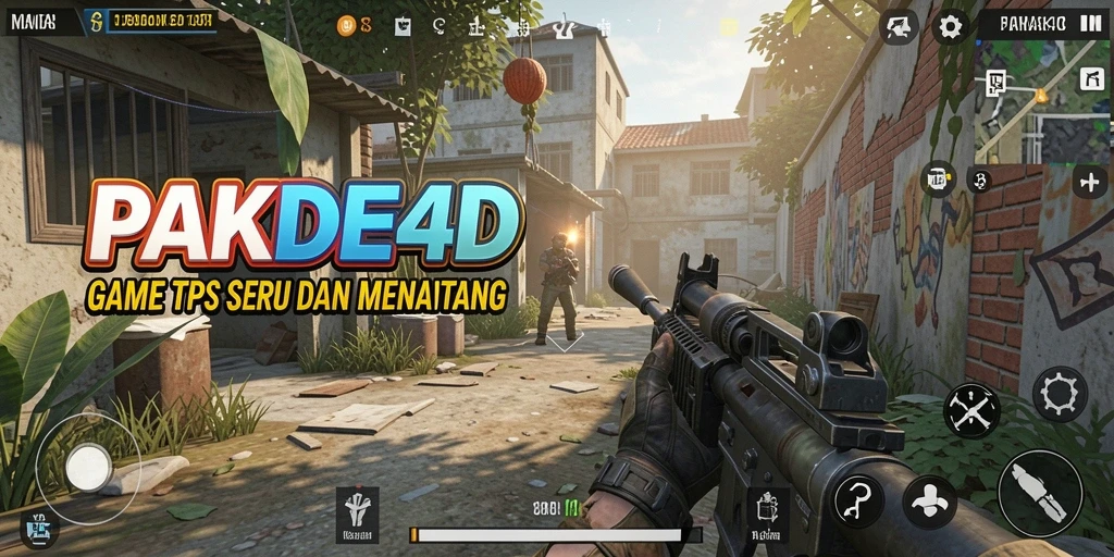 Screenshot gameplay PAKDE4D menampilkan aksi seru dan karakter yang atraktif.