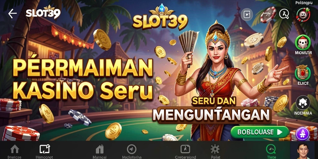 Tampilan gameplay SLOT39 yang seru dan penuh warna.