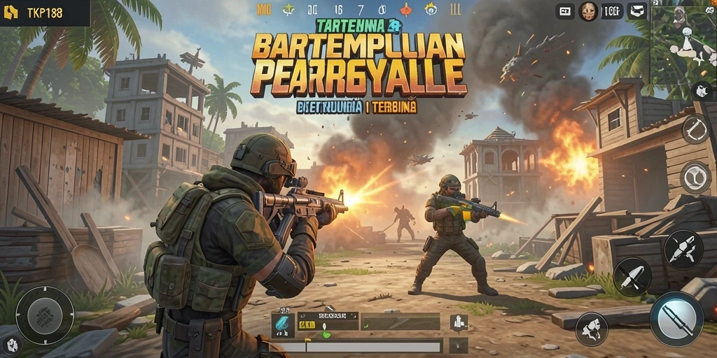 Tangkap aksi seru dalam pertempuran Battle Royale TKP188.