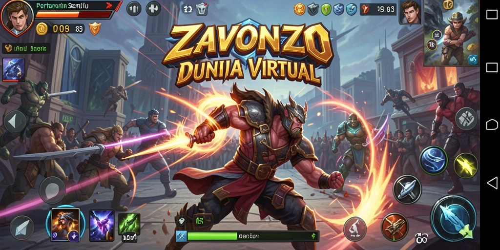Gameplay seru dan pertarungan mendebarkan di ZAVONZO.