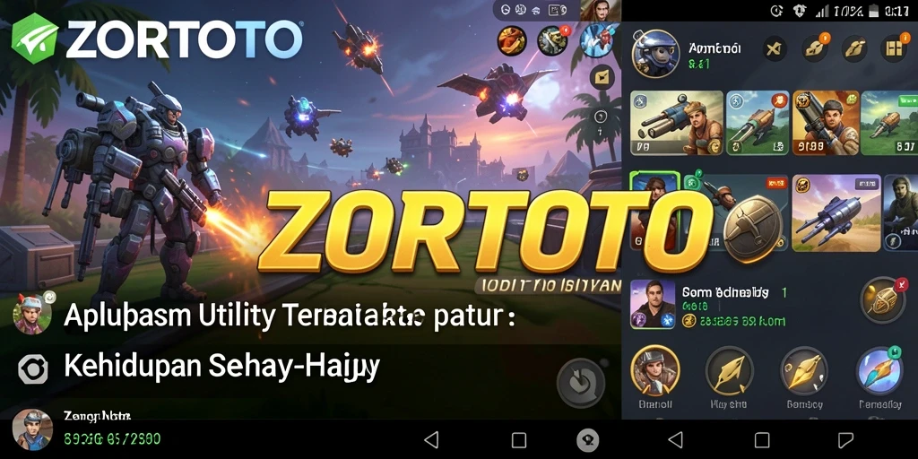Tampilan antarmuka ZORTOTO yang intuitif dan praktis.